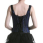 Corset Bleu avec Bretelles Corset Bleu avec Bretelles