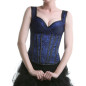 Corset Bleu avec Bretelles Corset Bleu avec Bretelles