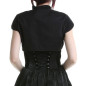 Bolero Negro Cuello Mao Bolero Negro Cuello Mao