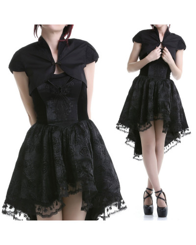 Bolero Negro Cuello Mao