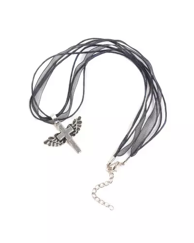 Necklace with Cross and Wings from Crazyinlove Brand at €3.50