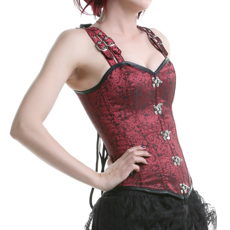 Red Corset with Straps
