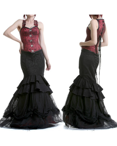Corset Tirantes Rojo