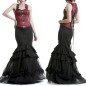 Corset Rouge en Brocard Corset Rouge en Brocard