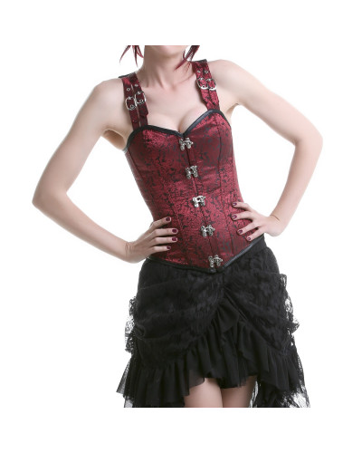 Corset Tirantes Rojo