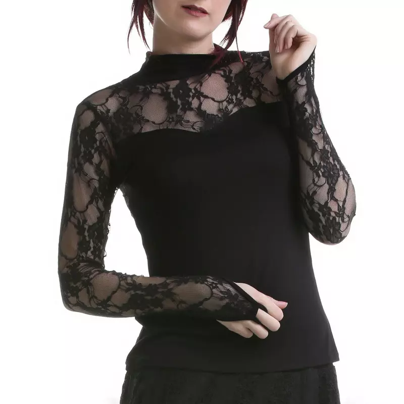 T-Shirt with Back Made of Lace from Crazyinlove Brand at €15.00