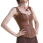 Corset Marron avec Zip Corset Marron avec Zip