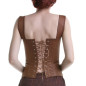 Corset Marron avec Zip Corset Marron avec Zip