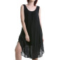 Vestido Mid-Transparente Vestido Mid-Transparente