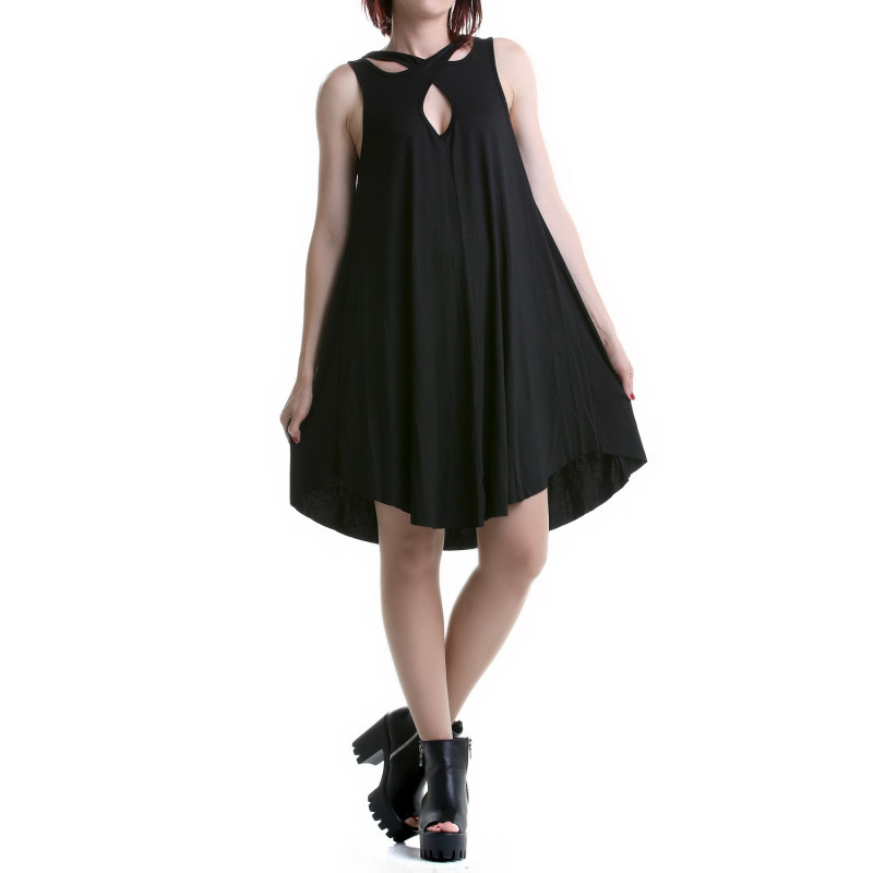 Vestido con Tirantes Cruzados Vestido con Tirantes Cruzados