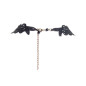 Halsband mit Schwarzem Stein