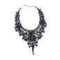 Halsband mit Schwarzem Stein