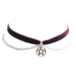 Collier Rouge Pentagramme