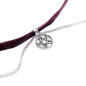 Collier Rouge Pentagramme