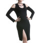 Vestido Apertado com Anéis Vestido Apertado com Anéis