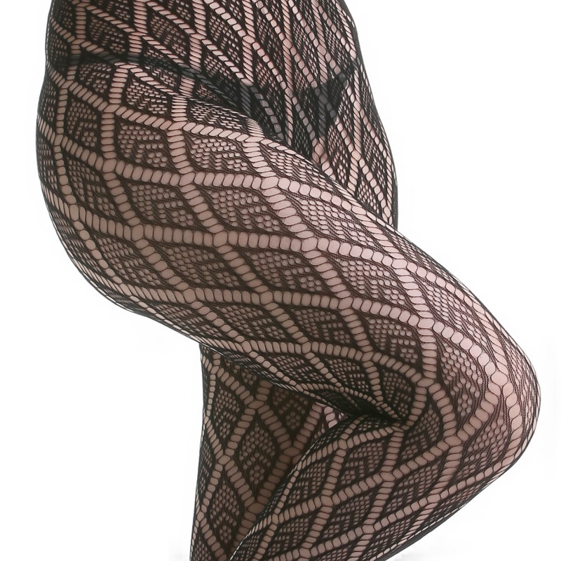 Collants Rhombe Résille