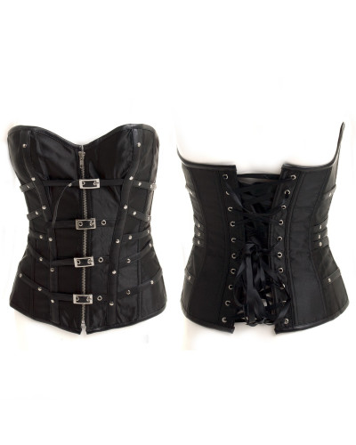 Corset con Correas y Cremallera