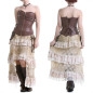 Corset Marron avec Zip Corset Marron avec Zip