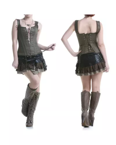 Green Corset with Lacing from Style Brand at €29.00