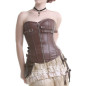 Corset Marron avec Zip Corset Marron avec Zip