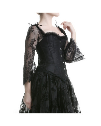 Corset con mangas y Falda