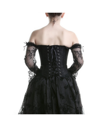 Corset con mangas y Falda