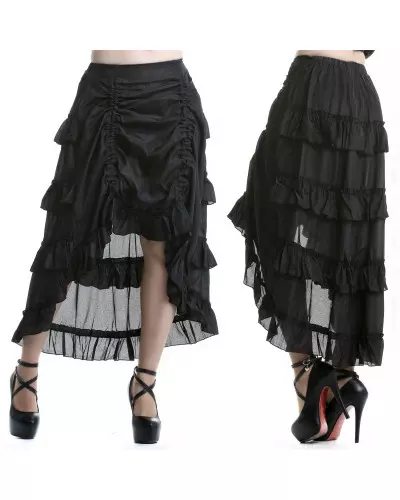 Black Skirt with Volants from Style Brand at €25.00