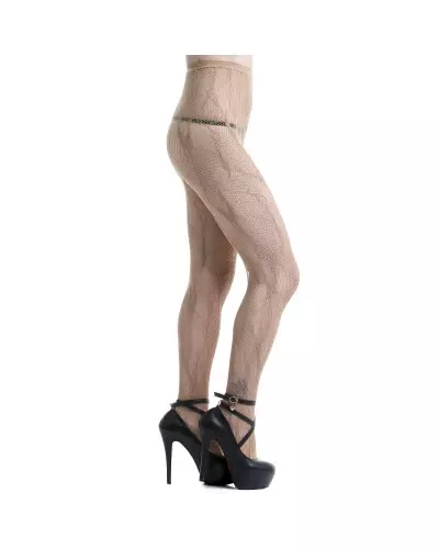 Brown Tights Made of Mesh from Style Brand at €5.00