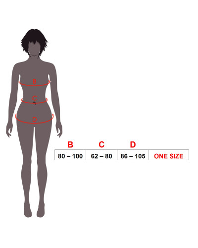Body Cuerpo Entero Rejilla Tiras en Abdomen