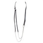 Collar de Cuero con Cadenas
