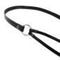Kette aus Leder mit Ketten