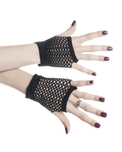 Kurze Netzhandschuhe