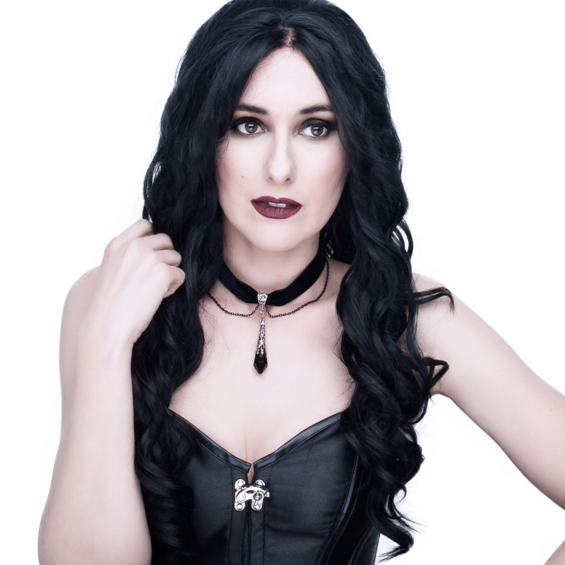 Choker with Black Pendulum