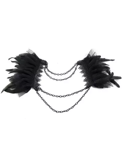 Shoulder Accessory with Feathers from Crazyinlove Brand at €19.90