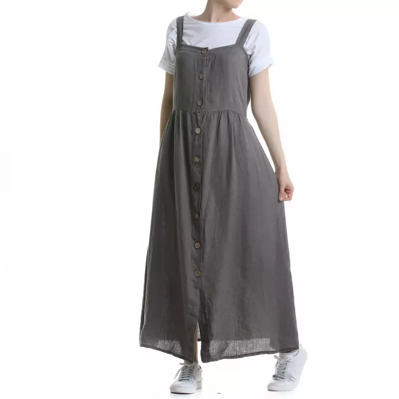 Grey Dress with Buttons from Style Brand at €37.50
