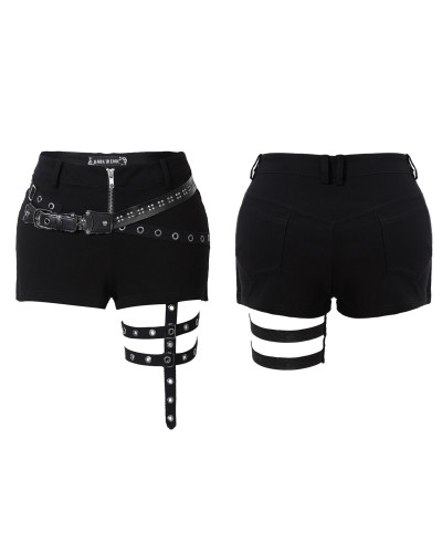 Shorts con Liguero Tipo Correa
