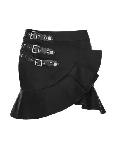 Mini Skirt with Buckles from Punk Rave Brand at €41.50