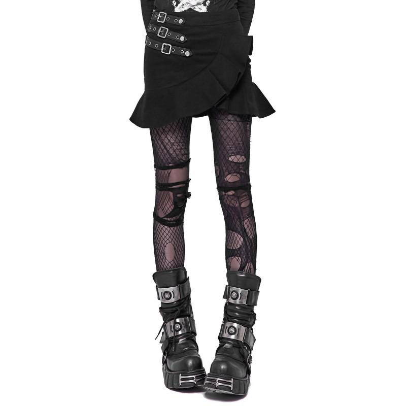 Mini Skirt with Buckles
