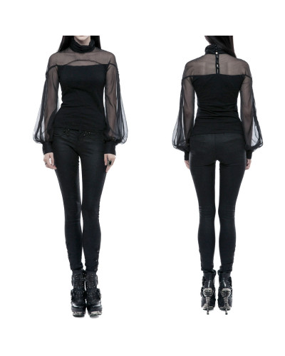 Camiseta Mangas Abombadas Transparentes