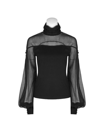 Camiseta Mangas Abombadas Transparentes