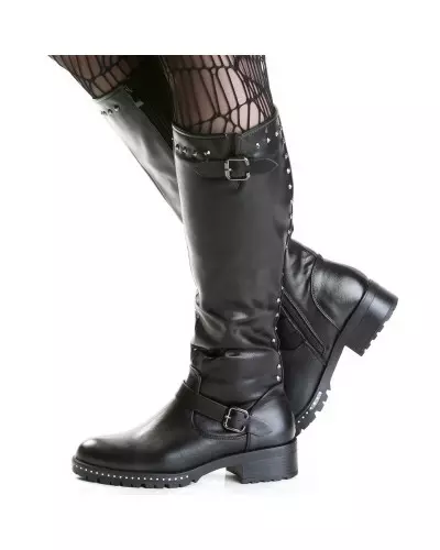 Boots with Buckles and Studs from Style Brand at €45.00