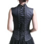 Corset Serre Taille avec Bretelles et Rayures