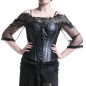 T-Shirt en Tulle et Dentelle