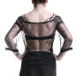 T-Shirt de Tule e Renda