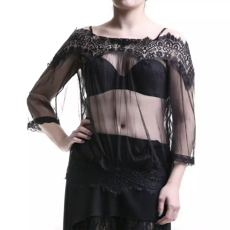 T-Shirt Made of Tulle and Lace from Style Brand at €16.50