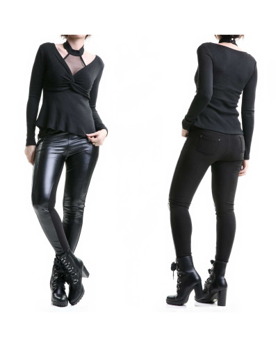 Legging Simil Polipiel Delante