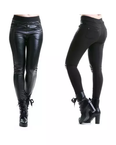 Legging with Faux Leather from Style Brand at €15.00