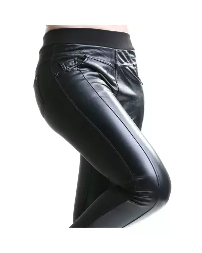 Legging with Faux Leather from Style Brand at €15.00