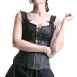 Corset com Cruzado e Zíper