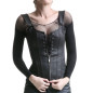 Corset com Cruzado e Zíper